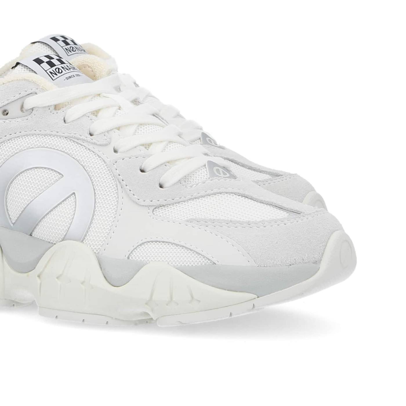 KRAZEE RUNNER - SUEDE/REC.KNIT - WHITE/WHITE